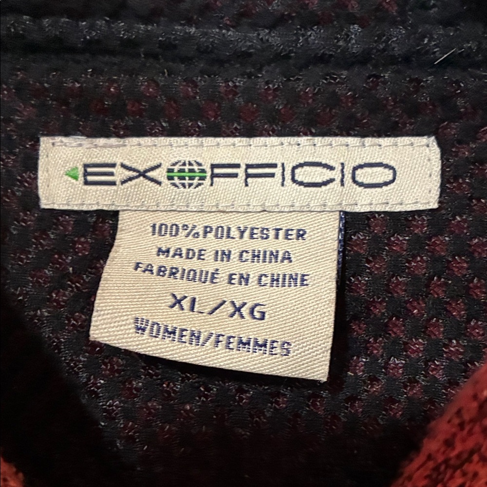 Exofficio Women's Utility Jacket - Black and Red - Picture 5 of 7